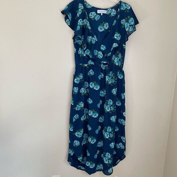 Wayf|Midi|Ruffle|Floral print| Lightweight| V-neck  - Picture 10 of 10